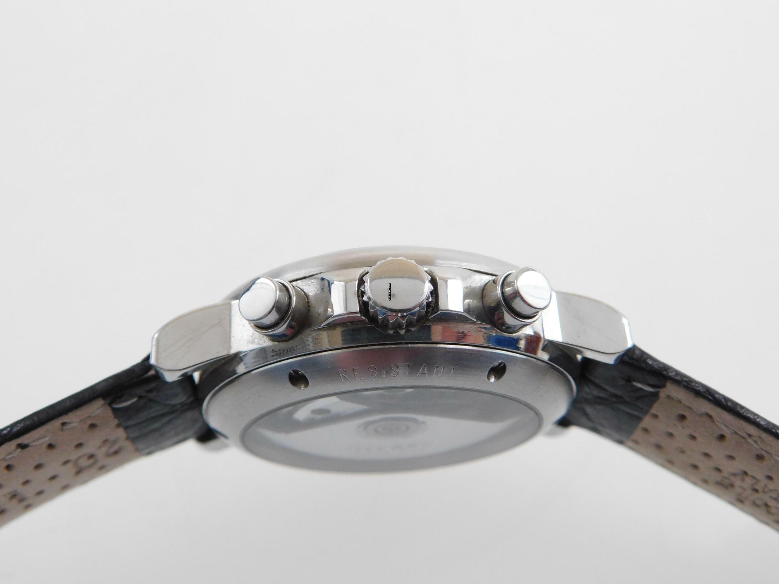 Thumbnail von Nivrel Vollkalender Automatik Mondphase im Full Set Top Zustand Krokoband </h1>