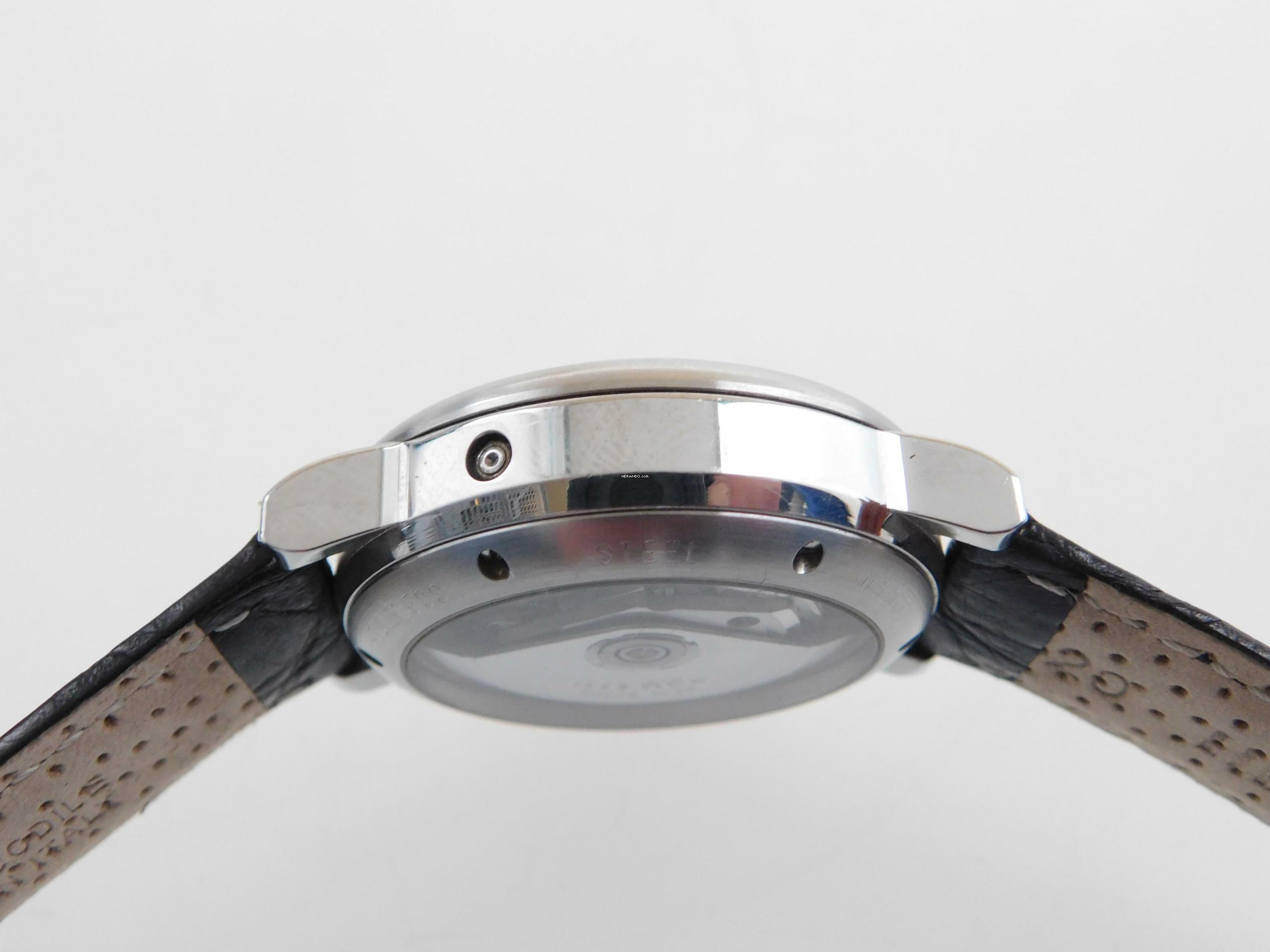 Thumbnail von Nivrel Vollkalender Automatik Mondphase im Full Set Top Zustand Krokoband </h1>