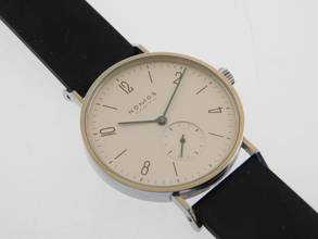 Thumbnail von NOMOS Tangente Handaufzug limited Edition Leipzig No 0133 / 2000 Full Set </h1>