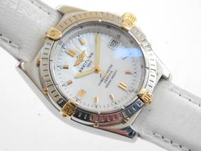 Thumbnail von Breitling Callisto Stahl Gold Medium 36mm mit original Perlmuttzifferblatt