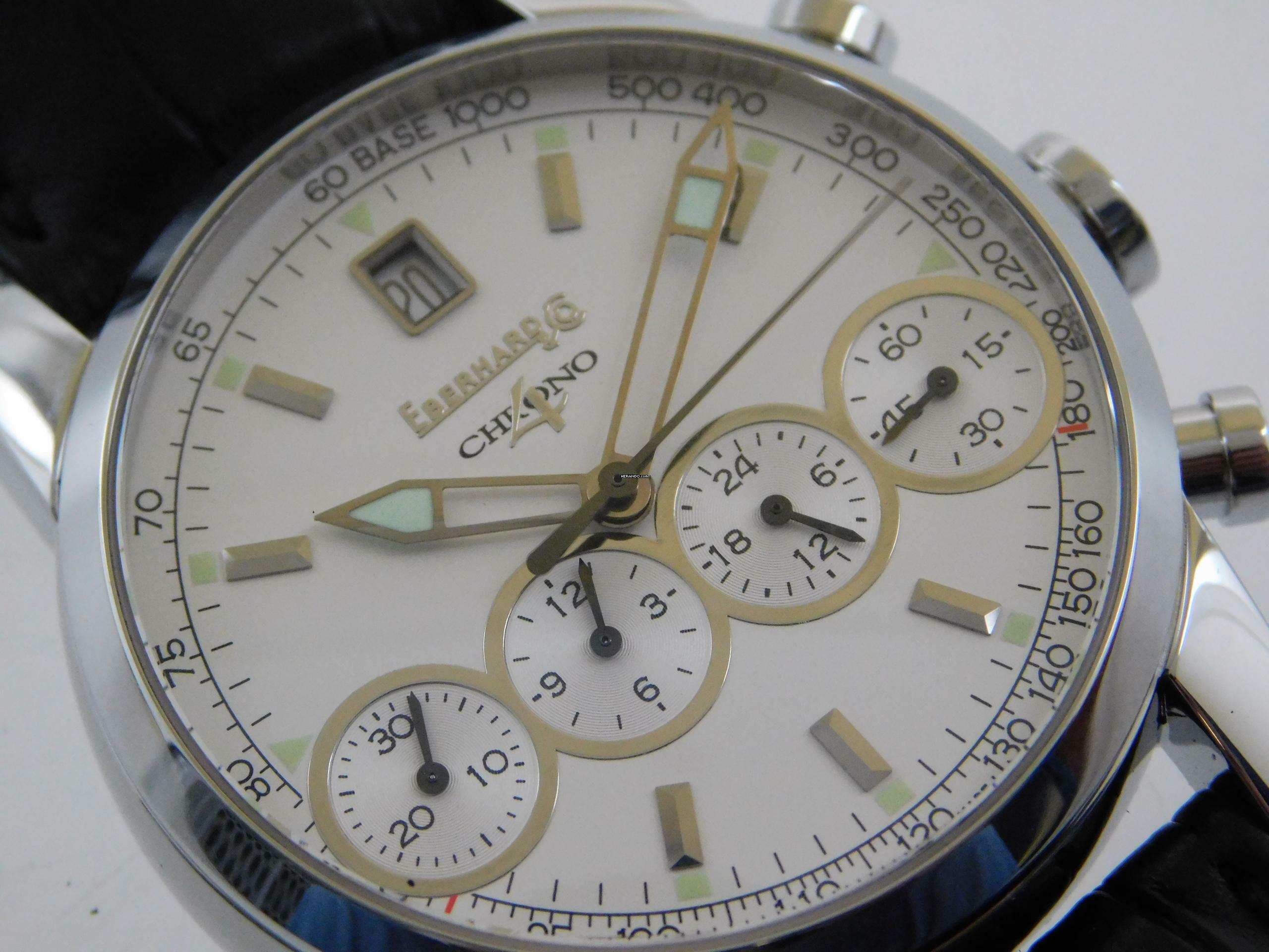 Thumbnail von Eberhard & Co. Chrono 4 4; Full Set Box Papiere und Revision </h1>
