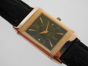 Thumbnail von Jaeger-LeCoultre Reverso Classique 18 Karat Rosegold Reverso Classic Art Deco Handaufzug im Top Zustand ungraviert