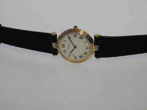 Thumbnail von Cartier Trinity Vendome Paris massiv 18 Karat Gelbgold Lady 25 mm mit original Band und Schließe