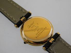 Thumbnail von Cartier Trinity Vendome Paris massiv 18 Karat Gelbgold Lady 25 mm mit original Band und Schließe