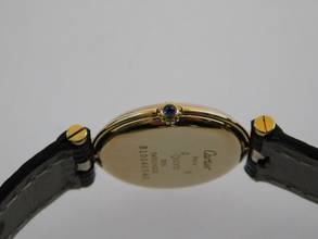 Thumbnail von Cartier Trinity Vendome Paris massiv 18 Karat Gelbgold Lady 25 mm mit original Band und Schließe