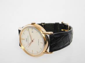 Thumbnail von IWC Portofino Automatic 18 Karat Rosegold Automatik Herrenuhr 39 mm im Top Zustand </h1>