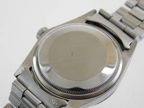 Thumbnail von Rolex Oyster Perpetual Date Stahl 34 mm am Oysterband im Original Zustand mit grey Mosaic Dial Rarität von 1973 </h1>