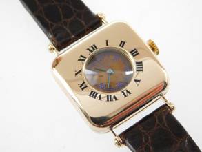 Thumbnail von Patek Philippe 20er / 30er Jahre Patek Philippe Damenuhr massiv Gelbgold mit Emaille super rare </h1>