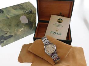 Thumbnail von Rolex Oyster Perpetual Date Stahl 34 mm im Full Set aus 1982 mit Oysterband im Top Zustand </h1>