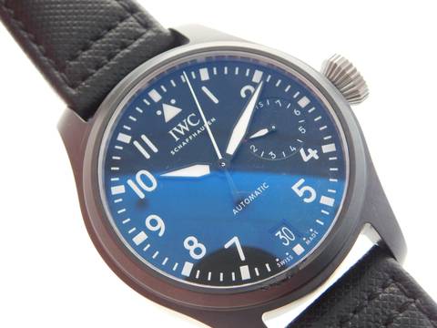  IWC Große Fliegeruhr Top Gun Big Pilot Top Gun Keramik 46 mm Herrenuhr alle Papiere + Revision 2021 mit original Band </h1> 