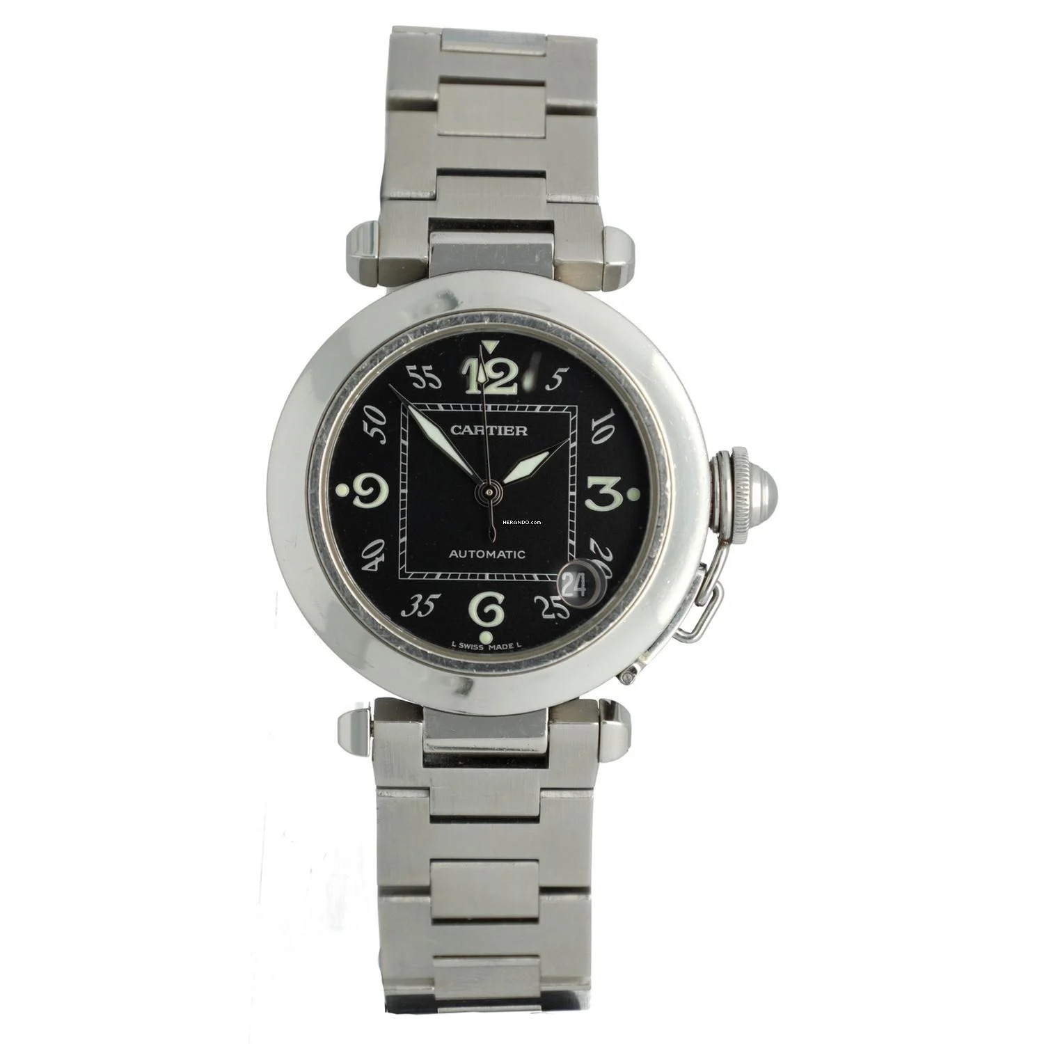  Cartier Pasha C Ref. 2324 Black Index 