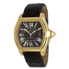 Thumbnail von Cartier Roadster XL Limited Ed. 18K.RoseGold Wood Dial Nr.143/250 Full Set