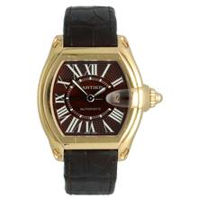 Thumbnail von Cartier Roadster XL Limited Ed. 18K.RoseGold Wood Dial Nr.143/250 Full Set