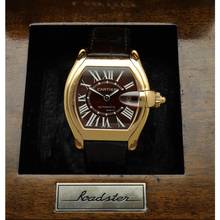 Thumbnail von Cartier Roadster XL Limited Ed. 18K.RoseGold Wood Dial Nr.143/250 Full Set