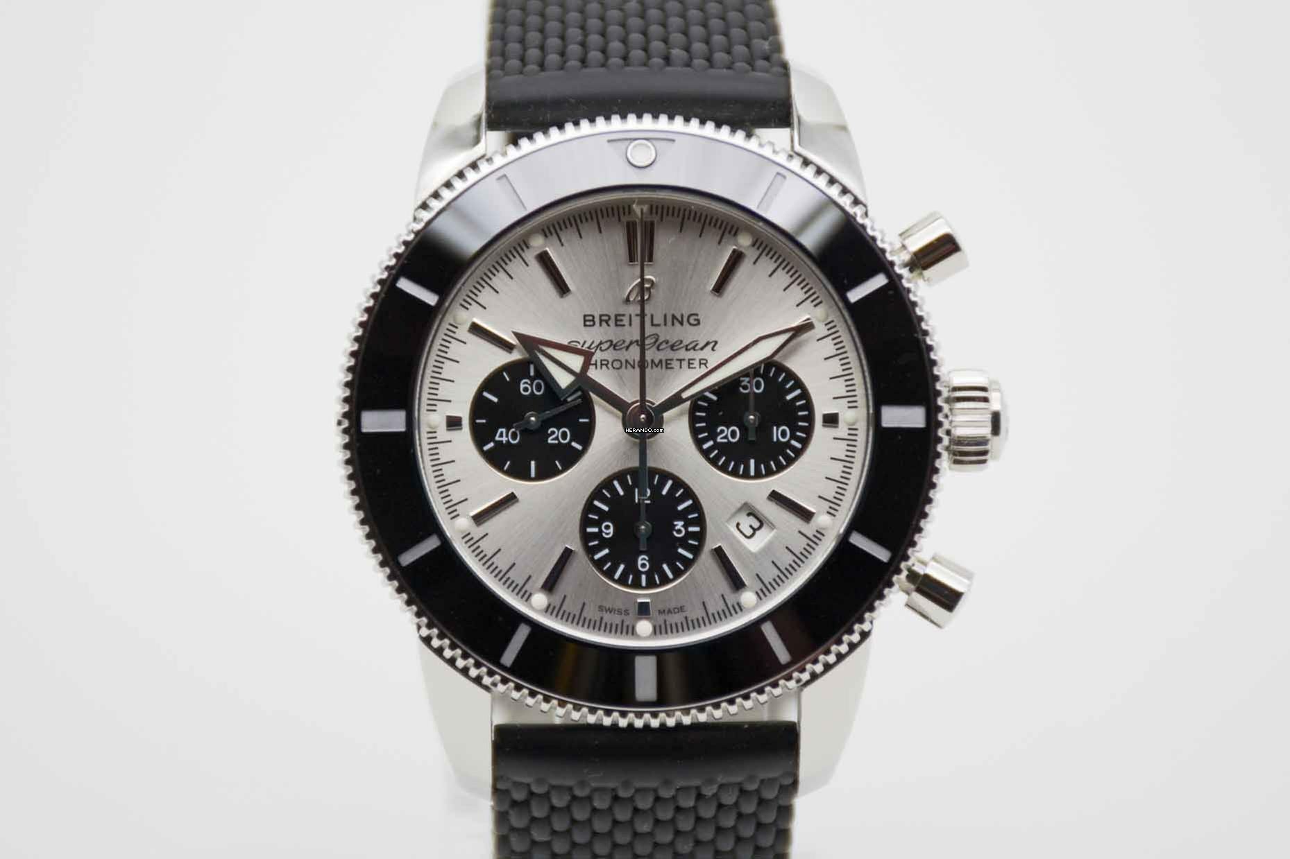  Breitling Superocean Heritage II Chronograph B01 Panda AB0162 Fullset mit Garantie bis 2031 