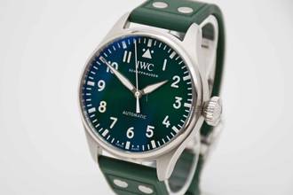 Thumbnail von IWC Große Fliegeruhr Big Pilot 43 Green Dial IW329306 on stock </h1>