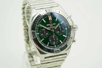 Thumbnail von Breitling Chronomat 42 B01 42 Bentley Green im perfekten Fullset