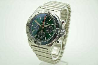 Thumbnail von Breitling Chronomat 42 B01 42 Bentley Green im perfekten Fullset