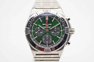 Thumbnail von Breitling Chronomat 42 B01 42 Bentley Green im perfekten Fullset