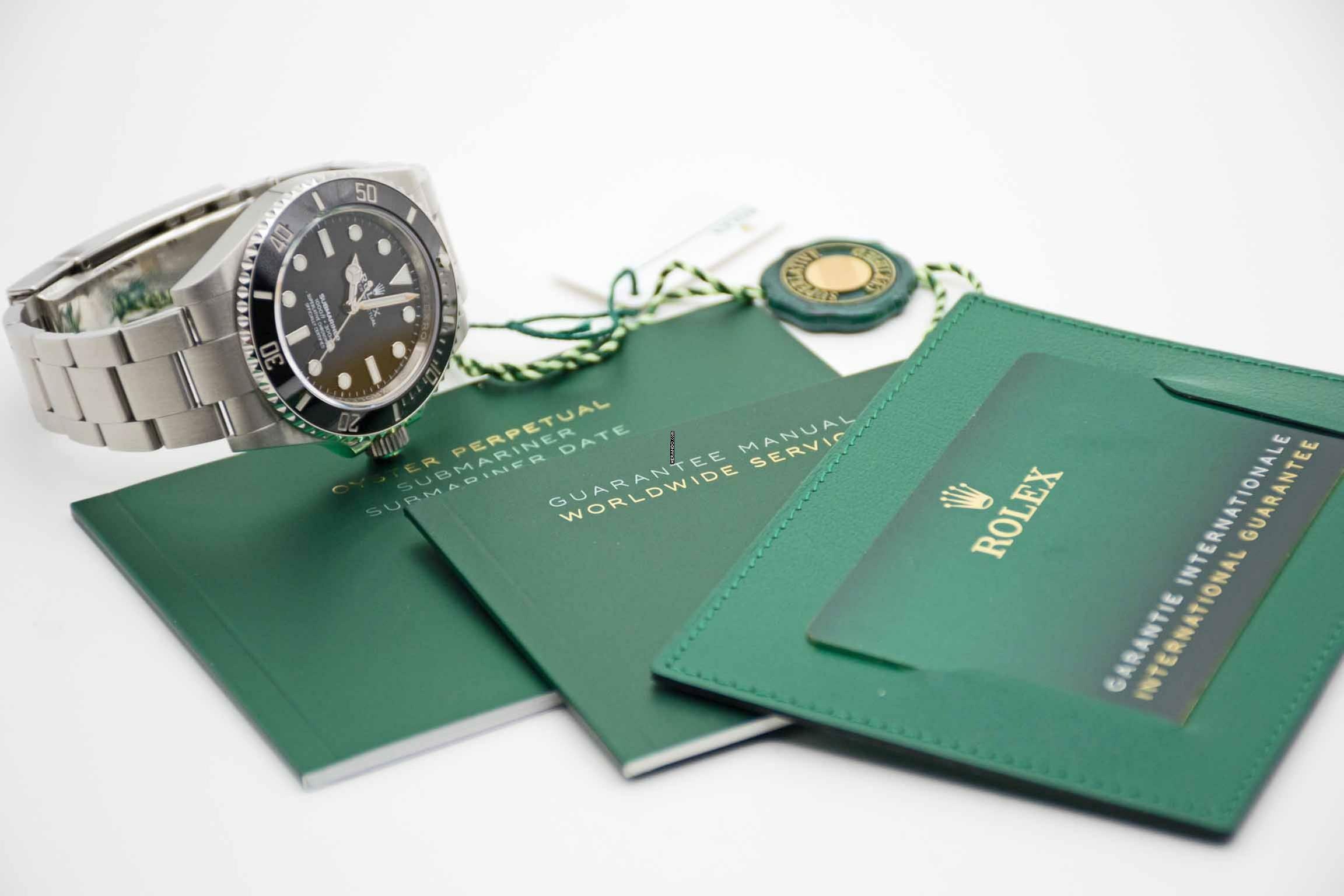 Thumbnail von Rolex Submariner (No Date) 41mm LC100 124060 perfektes Fullset