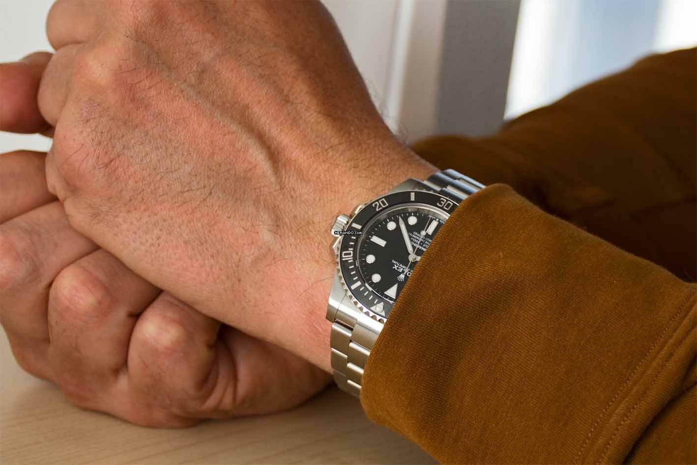 Thumbnail von Rolex Submariner (No Date) 41mm LC100 124060 perfektes Fullset