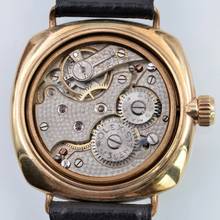 Thumbnail von Rolex Oyster Perpetual Cushion Porcelain California dial yellow gold 9KT 1925's </h1>