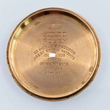 Thumbnail von Rolex Oyster Perpetual Cushion Porcelain California dial yellow gold 9KT 1925's </h1>