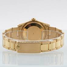 Thumbnail von Rolex Oyster Perpetual Date 15038 silver dial yellow gold 18KT 1985's </h1>