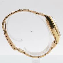 Thumbnail von Rolex Oyster Perpetual Date 15038 silver dial yellow gold 18KT 1985's </h1>