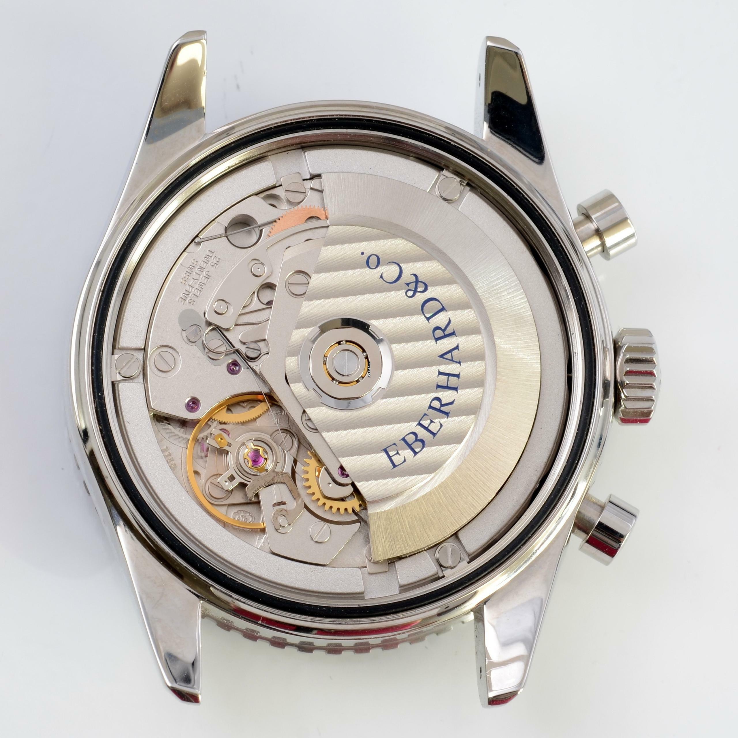 Thumbnail von Eberhard & Co. Contograf 31069 black dial Full Set NEW 2018 </h1>