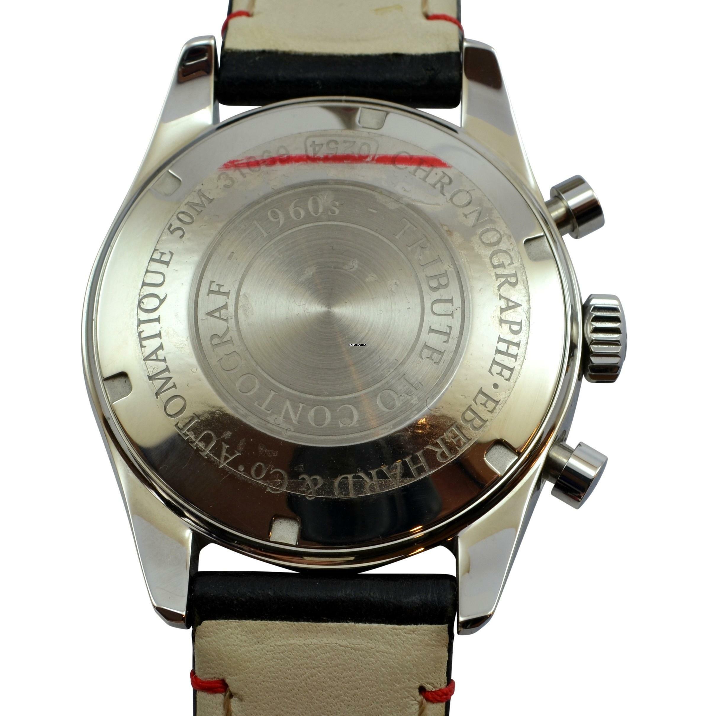 Thumbnail von Eberhard & Co. Contograf 31069 black dial Full Set NEW 2018 </h1>