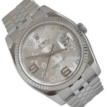 Thumbnail von Rolex Datejust 36 116234 Factory Floral silver dial </h1>
