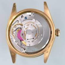 Thumbnail von Rolex Oyster Perpetual Date 1503 dove grey dial yellow gold 18KT 1969's