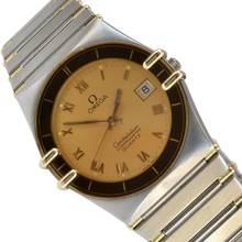Thumbnail von Omega Constellation Quartz 33MM Manhattan 1 edition golden dial quartz 1984’s </h1>