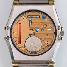 Thumbnail von Omega Constellation Quartz 33MM Manhattan 1 edition golden dial quartz 1984’s </h1>