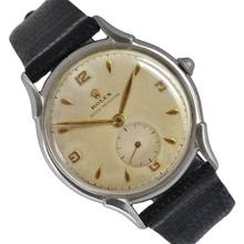 Thumbnail von Rolex Precision ultra flat 4498 Fancy Lugs Ivory dial 1952's </h1>