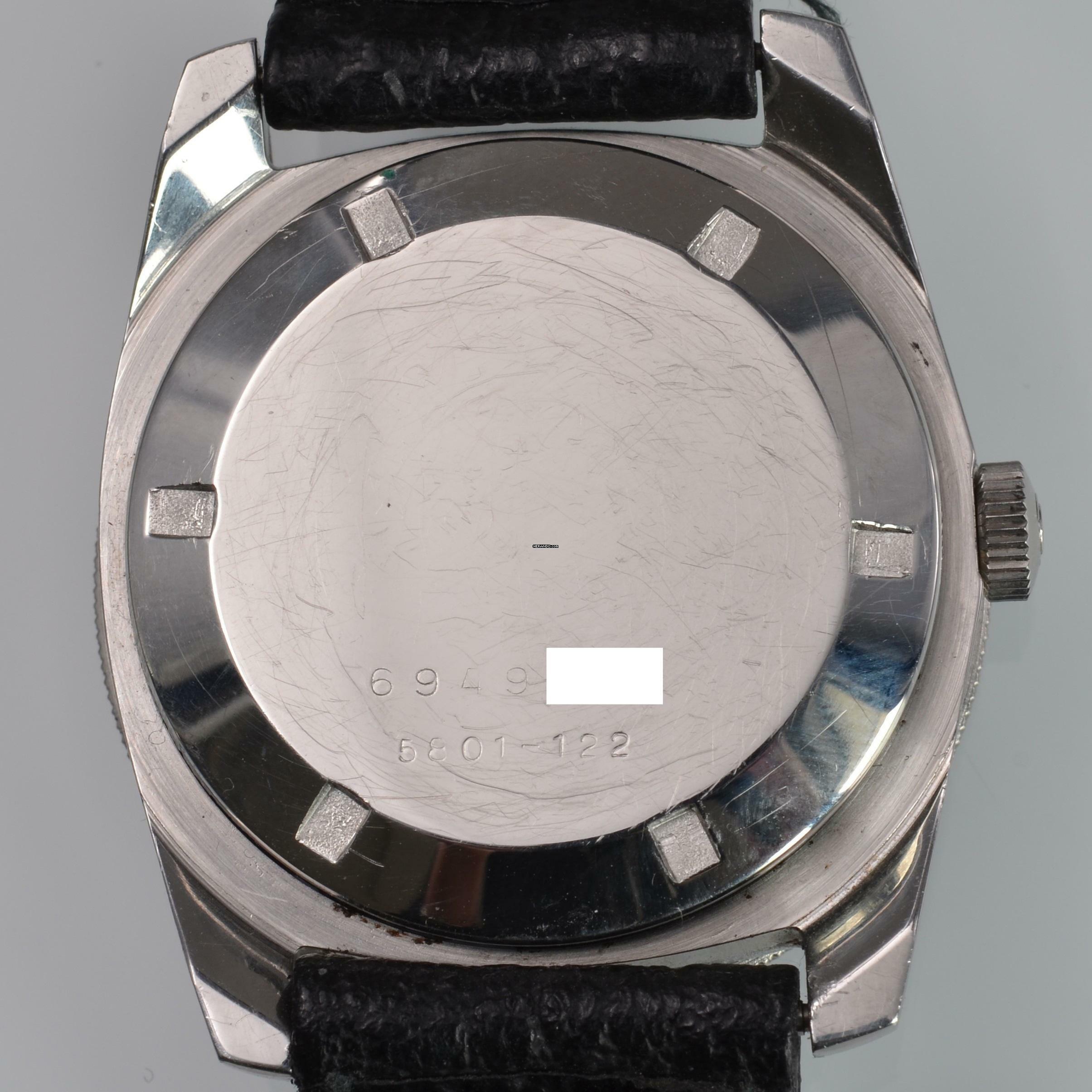 Thumbnail von Certina Argonaut 5801-122 Diver black Crosshair tritium dial 1970’s </h1>