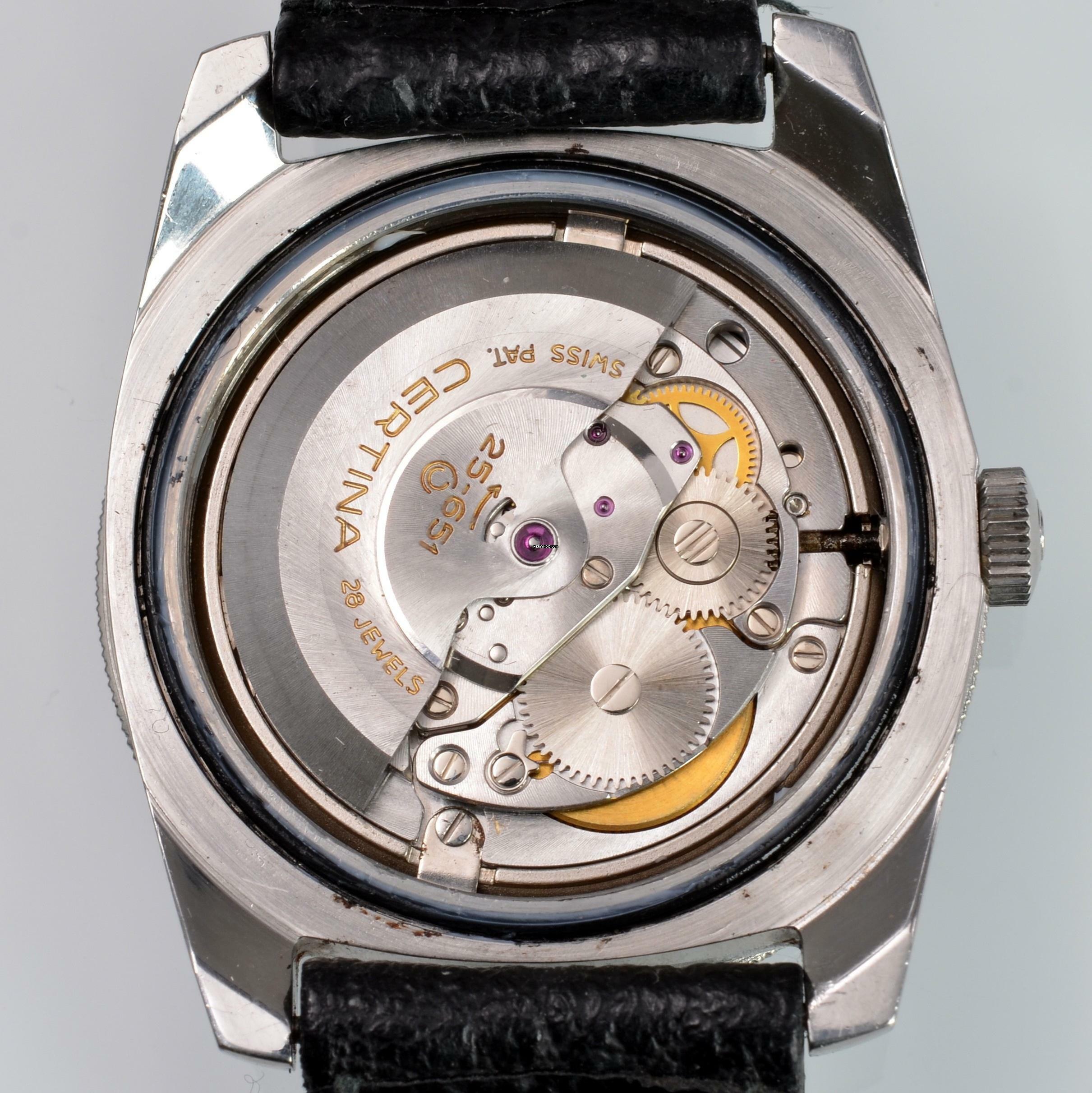 Thumbnail von Certina Argonaut 5801-122 Diver black Crosshair tritium dial 1970’s </h1>