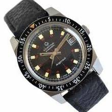 Thumbnail von Certina Argonaut 5801-122 Diver black Crosshair tritium dial 1970’s </h1>