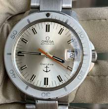 Thumbnail von Omega Genève Admiralty Anchor Soleil silver dial 1970’s </h1>