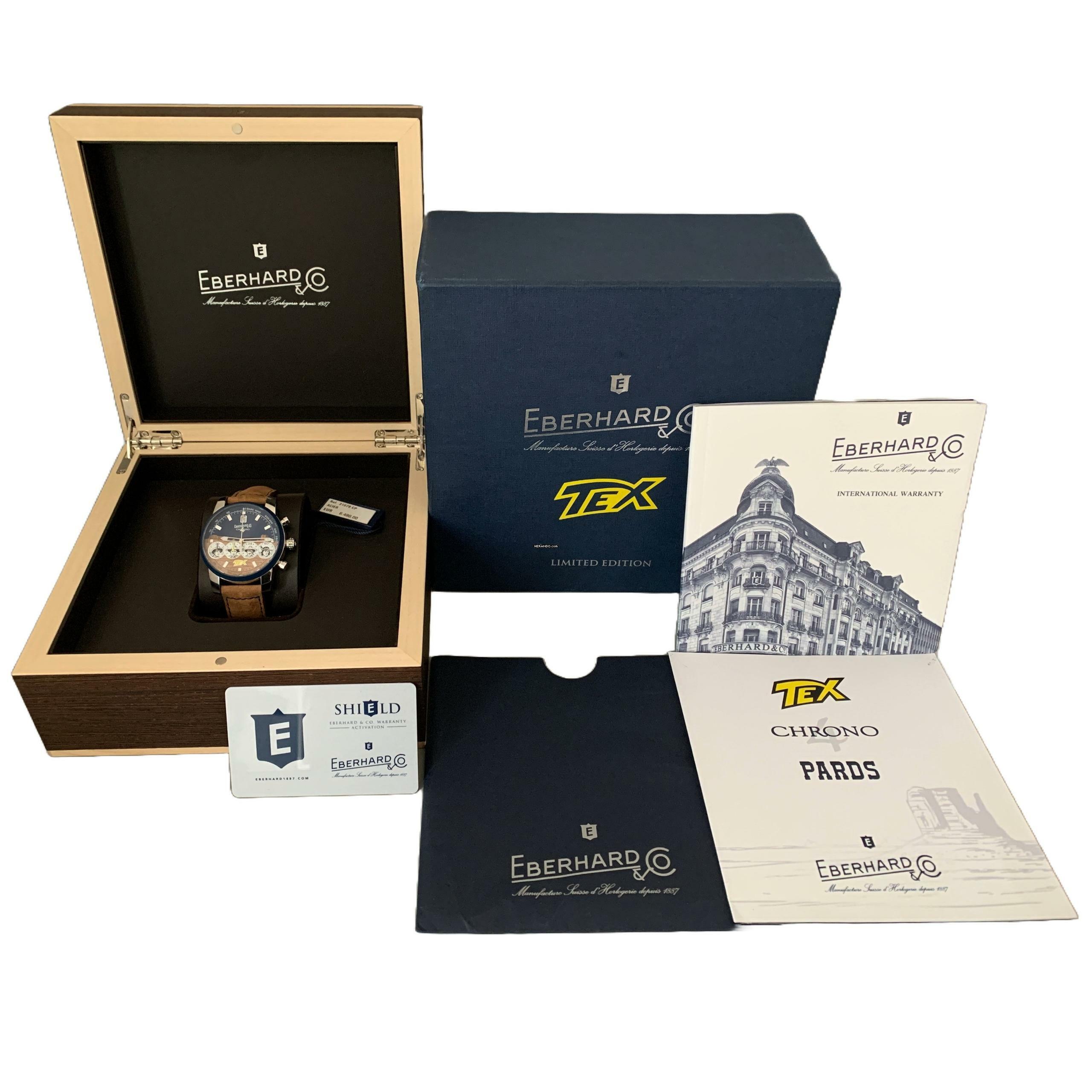 Thumbnail von Eberhard & Co. Chrono 4 31078 Pards Tex Willer Limited Edition Full Set Like NEW 2024’s </h1>