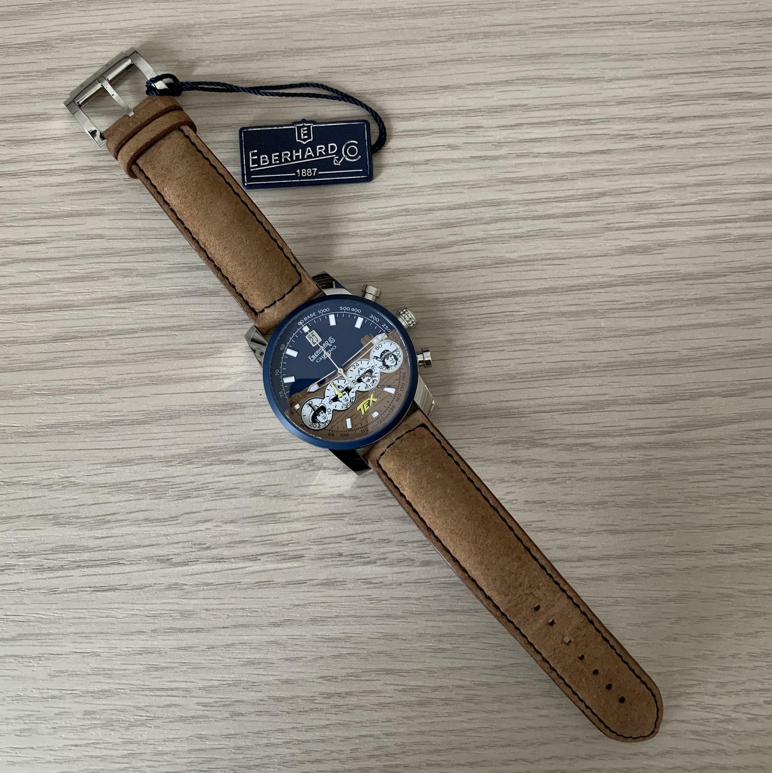 Thumbnail von Eberhard & Co. Chrono 4 31078 Pards Tex Willer Limited Edition Full Set Like NEW 2024’s </h1>