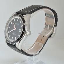 Thumbnail von Eberhard & Co. Champion V Timeonly 41031 CP Black Dial Full Set Like NEW </h1>