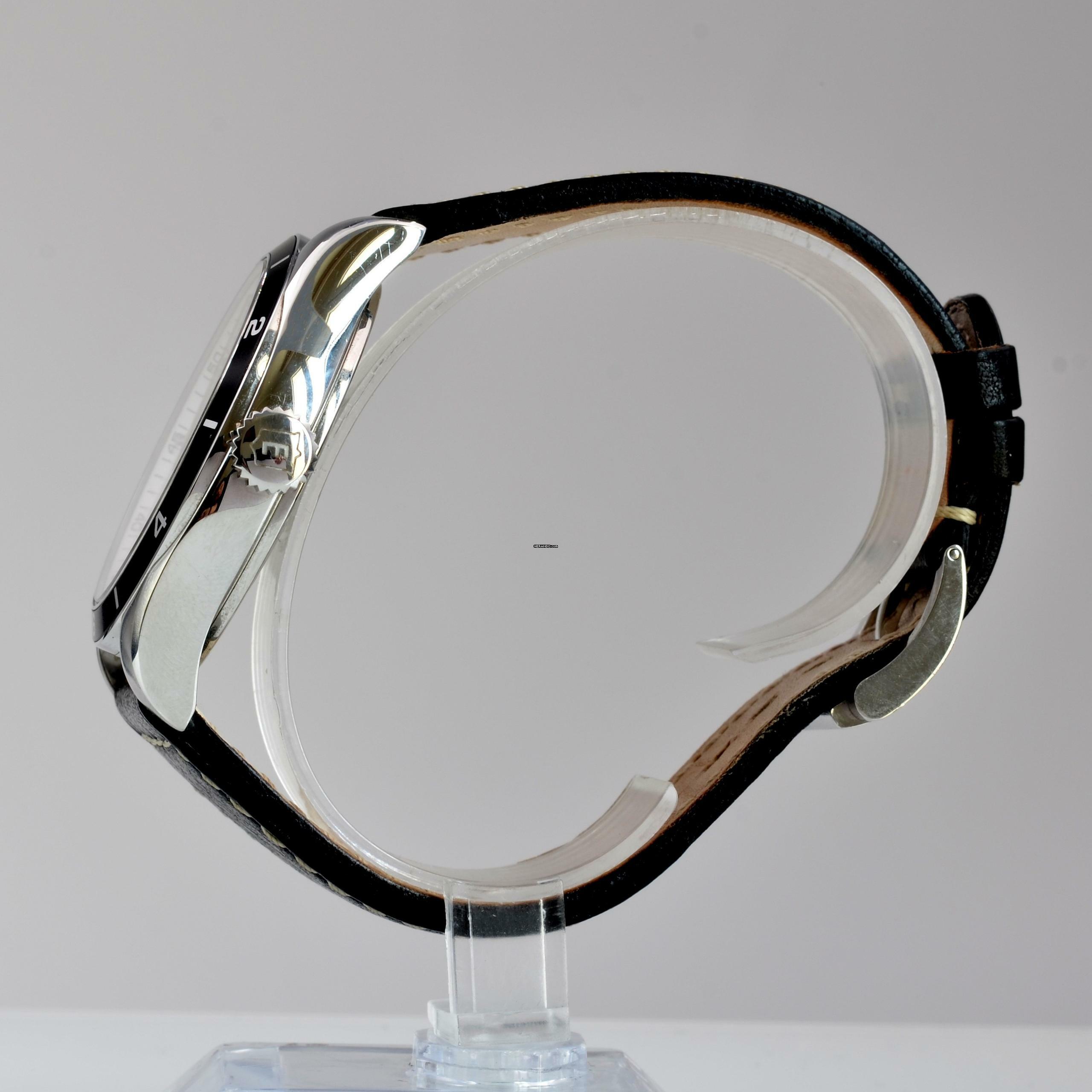 Thumbnail von Eberhard & Co. Champion V Timeonly 41031 CP Black Dial Full Set Like NEW </h1>