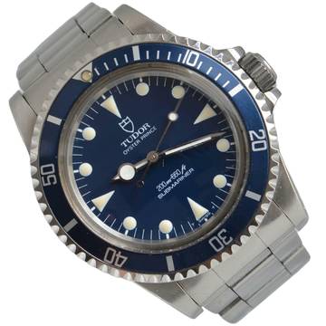  Tudor Submariner No Date 94010 Lollipop blue dial 1984’s </h1> 