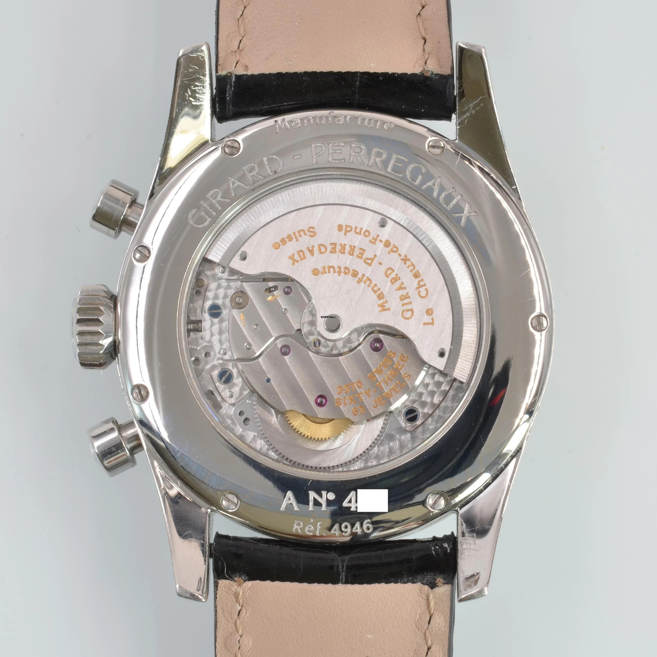 Thumbnail von Girard Perregaux Chronograph 4946 Vintage 1996 black dial