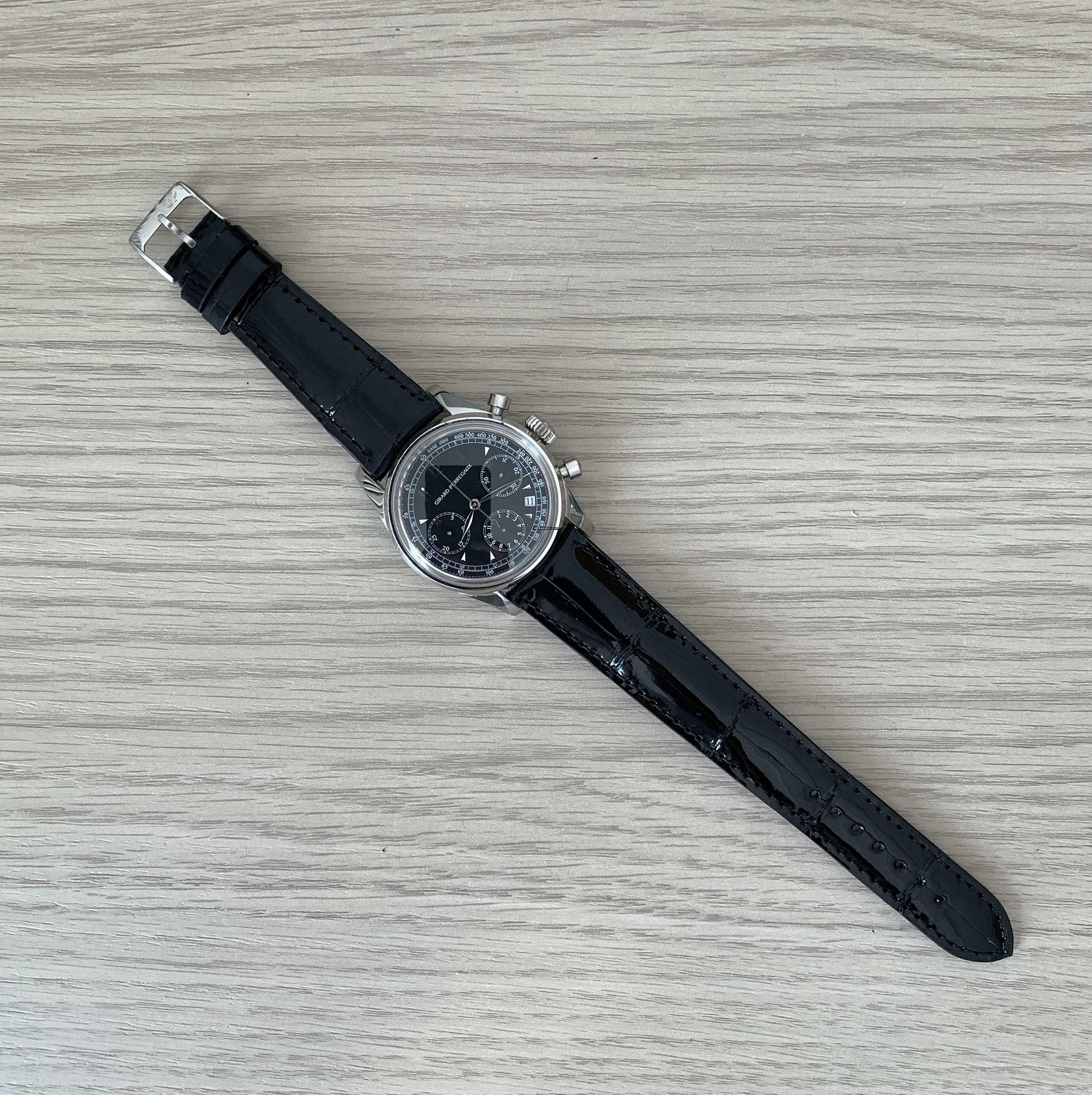 Thumbnail von Girard Perregaux Chronograph 4946 Vintage 1996 black dial