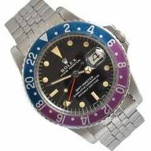 Thumbnail von Rolex GMT-Master 1675 Long E Fuchsia bezel Full Set 1968’s </h1>