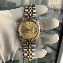 Thumbnail von Rolex Datejust 36 6605 Champagne dial steel and yellow gold 18KT 1957’s </h1>