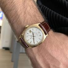 Thumbnail von Rolex Datejust 36 6105 Ovettone ivory dial yellow gold 18KT 1951's </h1>